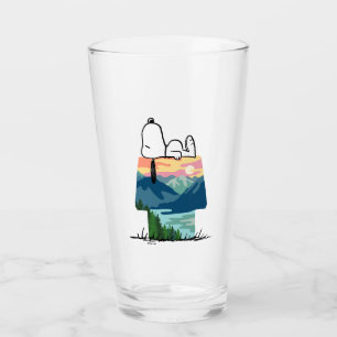 Peanuts   Snoopy Dog House Go Wild Glass