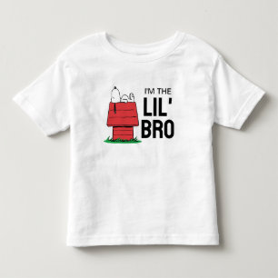 Peanuts Snoopy Dog House I'm The Little Brother Toddler T-shirt