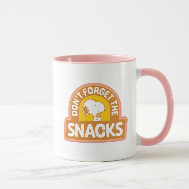 Peanuts | Snoopy Don't Forget the Snacks Mug (Right)