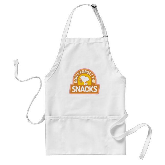 Peanuts | Snoopy Don't Forget the Snacks Standard Apron (Front)