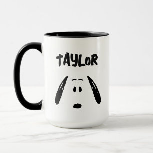 Peanuts   Snoopy Face   Add Your Name Mug