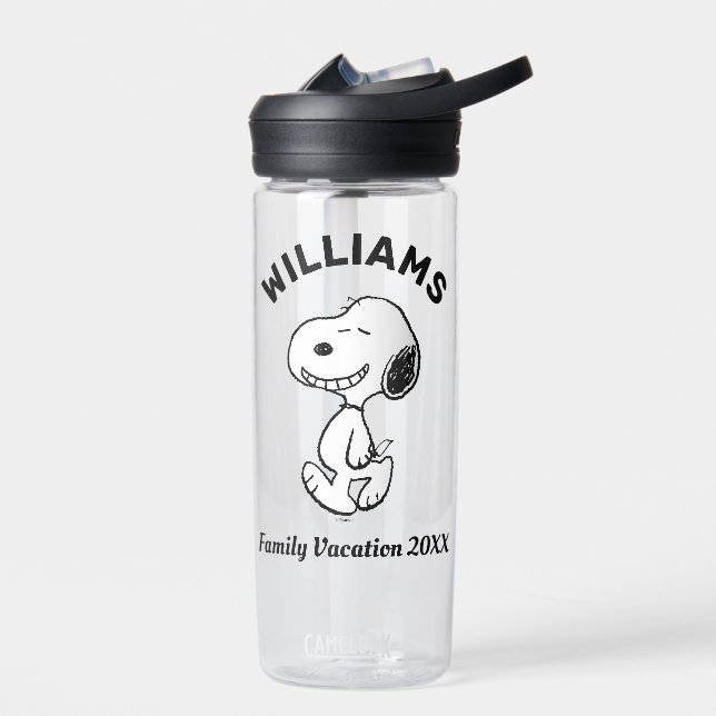Peanuts | Snoopy Family Vacation Water Bottle (Left)