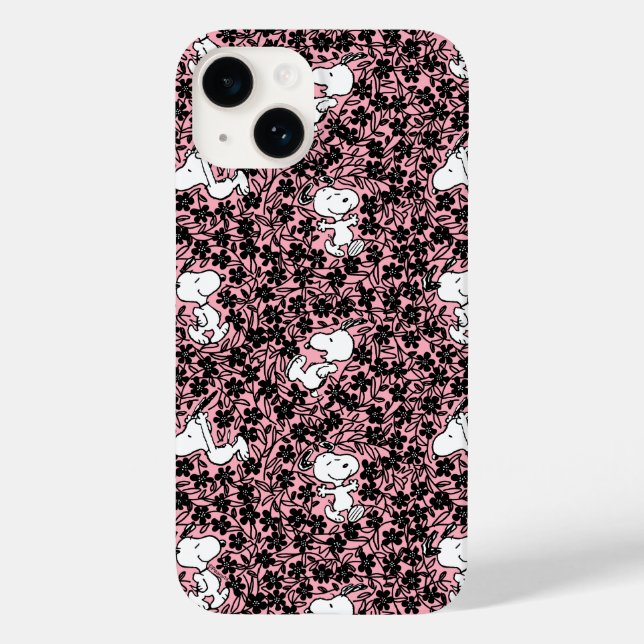 Peanuts | Snoopy Flower Vine Pattern Case-Mate iPhone Case (Back)