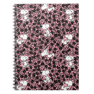 Peanuts   Snoopy Flower Vine Pattern Notebook