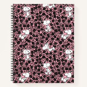 Peanuts   Snoopy Flower Vine Pattern Notebook