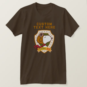 Peanuts   Snoopy Flying Ace Badge T-Shirt