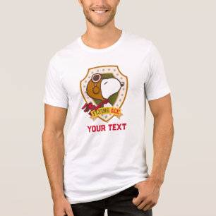 Peanuts   Snoopy Flying Ace Badge Tri-Blend Shirt