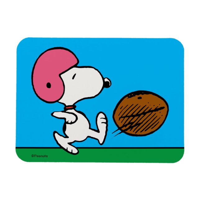 Peanuts | Snoopy Football Kicker Magnet (Horizontal)