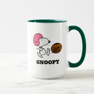 Peanuts   Snoopy Football Kicker Mug