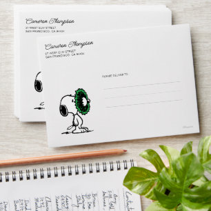 Peanuts   Snoopy for the Holidays Envelope