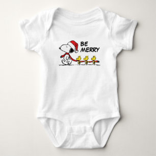 Peanuts   Snoopy & Friends Winter Scarf Baby Bodysuit