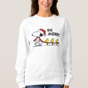 Peanuts   Snoopy & Friends Winter Scarf Sweatshirt