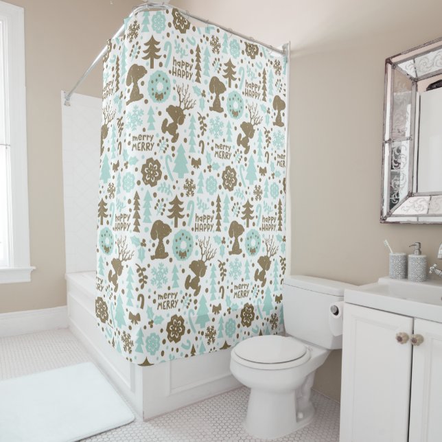 Peanuts | Snoopy Frosty Christmas Pattern (In Situ)