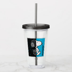 Peanuts   Snoopy Geometric Design Acrylic Tumbler