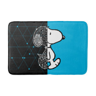 Peanuts   Snoopy Geometric Design Bath Mat