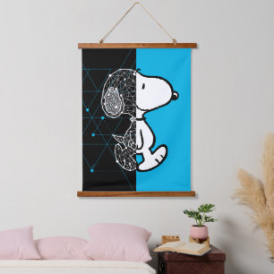 Peanuts   Snoopy Geometric Design Hanging Tapestry