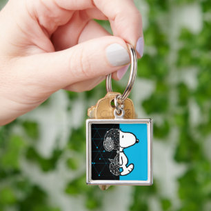 Peanuts   Snoopy Geometric Design Keychain