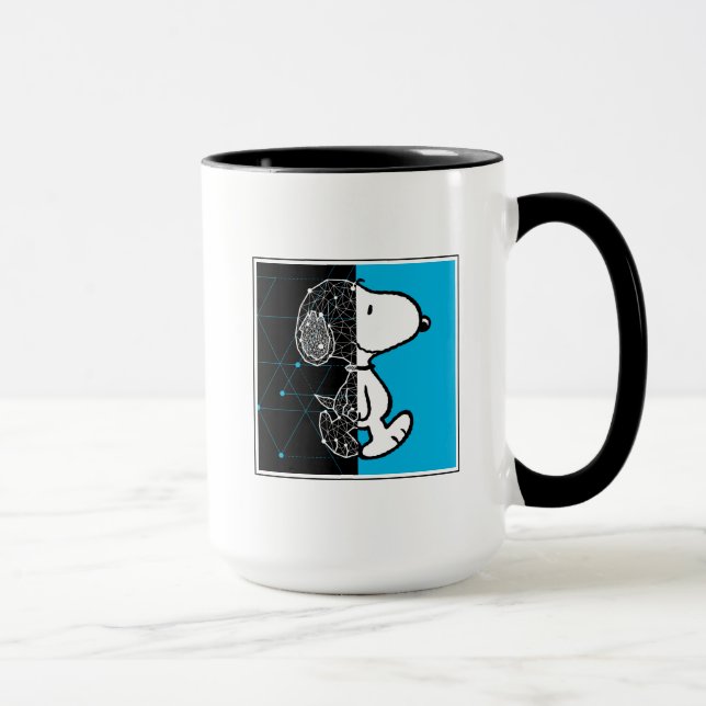 Peanuts | Snoopy Geometric Design Mug (Right)