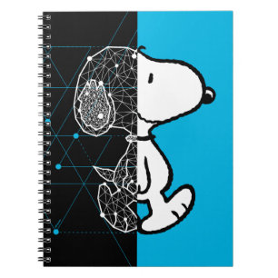 Peanuts   Snoopy Geometric Design Notebook
