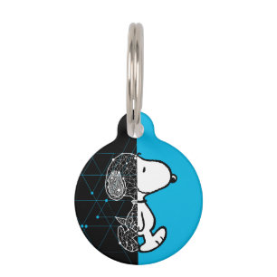 Peanuts Snoopy Geometric Design Pet Tag