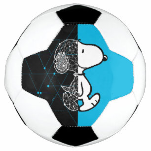 Peanuts   Snoopy Geometric Design Soccer Ball