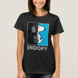 Peanuts Snoopy Geometric Design T-Shirt