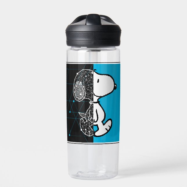 Peanuts | Snoopy Geometric Design Water Bottle (Front)