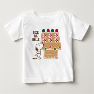Peanuts   Snoopy Gingerbread House Baby T-Shirt