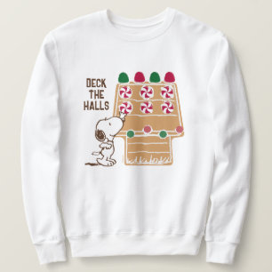 Peanuts Snoopy Gingerbread House Sweatshirt