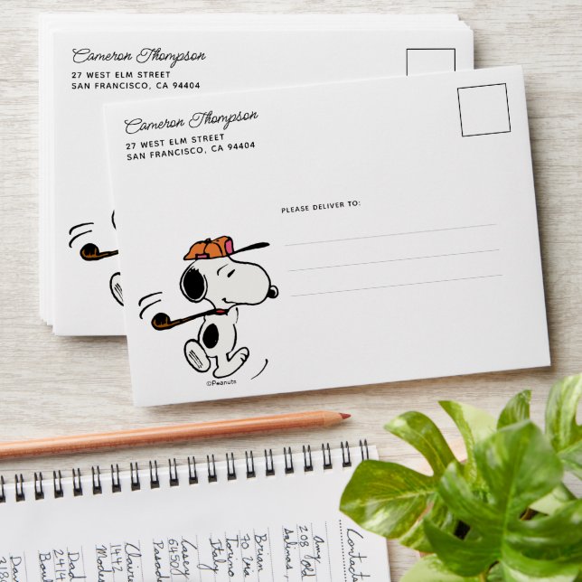 Peanuts | Snoopy Golf Swing Envelope (Stacked)