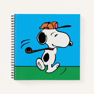 Peanuts   Snoopy Golf Swing Notebook