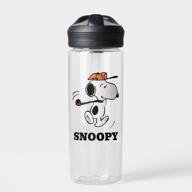Peanuts | Snoopy Golf Swing Water Bottle (Front)