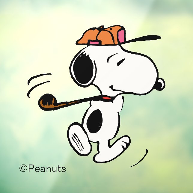 Peanuts | Snoopy Golf Swing Window Cling (Sheet 3)