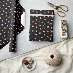 Peanuts Snoopy Graduation Celebration Pattern Wrapping Paper