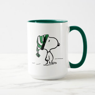 Peanuts   Snoopy Green Snow Cap Mug