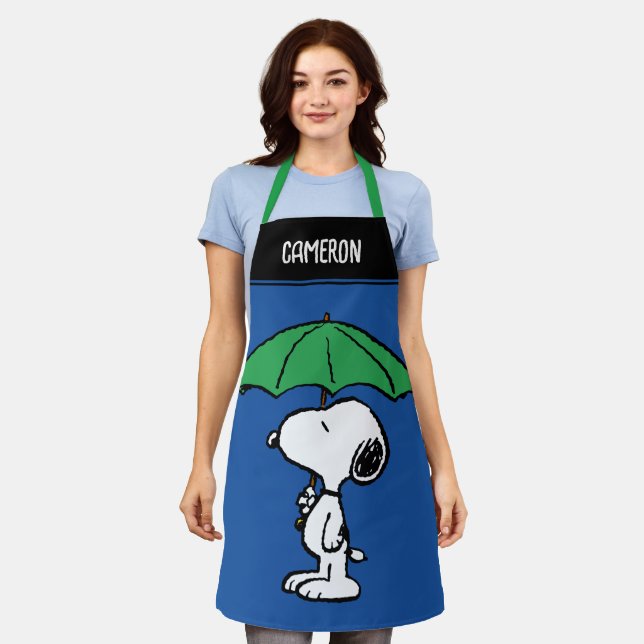 Peanuts | Snoopy Green Umbrella Apron (Worn)