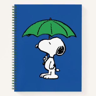 Peanuts   Snoopy Green Umbrella Notebook