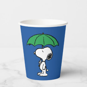 Peanuts   Snoopy Green Umbrella Paper Cups