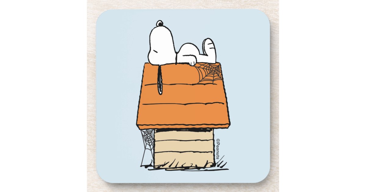 Peanuts Snoopy Halloween Nap Coaster Zazzle