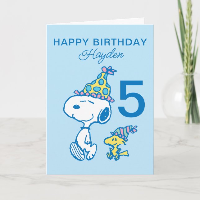 PEANUTS | Snoopy Happy Birthday Card (Front)