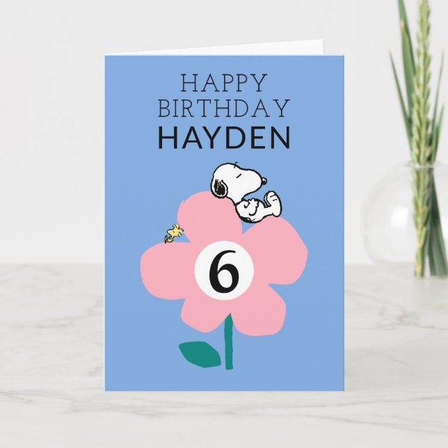 PEANUTS | Snoopy Happy Birthday Card (Front)