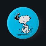 Peanuts | Snoopy Happy Dance 2 Inch Round Button<br><div class="desc">Spread joy with this Peanuts button featuring Snoopy in his iconic happy dance pose. Perfect for adding a playful touch to your clothing,  bags,  or accessories,  this button captures Snoopy's infectious happiness and is a must-have for fans of the Peanuts gang.</div>