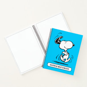 Peanuts   Snoopy Happy Dance Drawing Notebook
