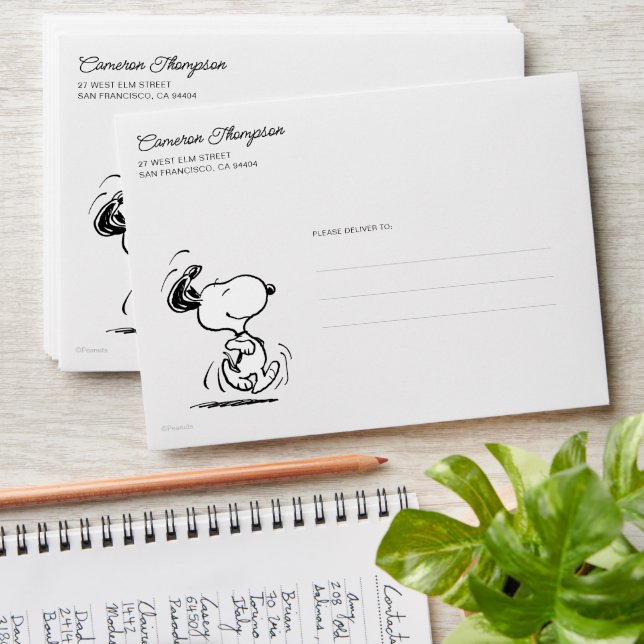 Peanuts | Snoopy Happy Dance Envelope (Stacked)