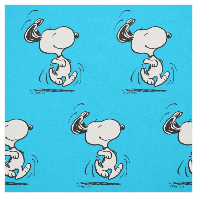 Peanuts | Snoopy Happy Dance Fabric (Swatch)
