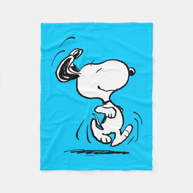 Peanuts | Snoopy Happy Dance Fleece Blanket (Front)