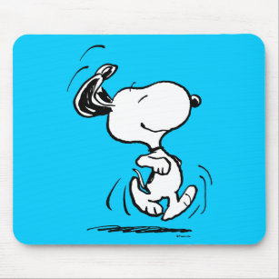 Peanuts   Snoopy Happy Dance Mouse Pad