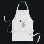 Peanuts | Snoopy Happy Dance Standard Apron<br><div class="desc">Snoopy is the loveable pet beagle of Charlie Brown in the comic strip Peanuts by Charles M. Schulz. Check out this cute Peanuts design featuring this loveable dog.</div>