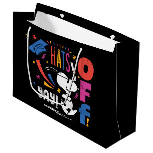 Peanuts Snoopy Hats Off To You Graduation Congrats Large Gift Bag