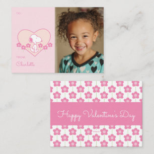 Peanuts   Snoopy Heart Photo Valentine Card